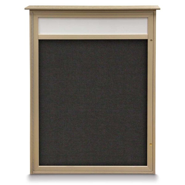 Double Door Enclosed Indoor Letterboard